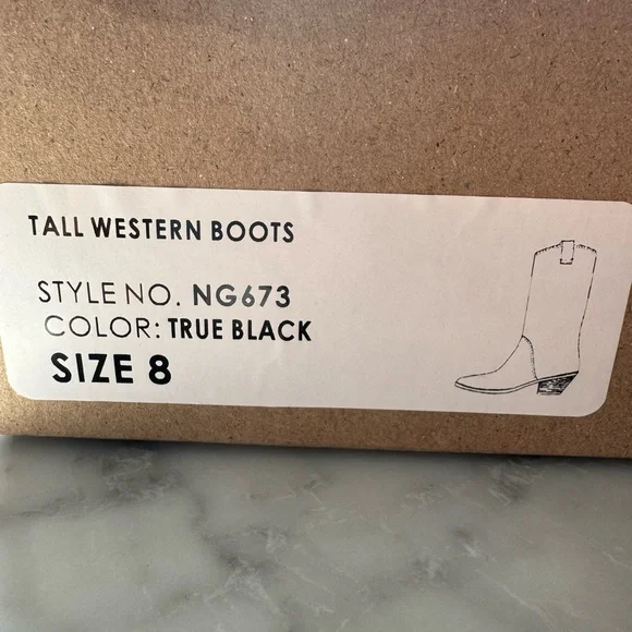 MADEWELL Black Suede Western Boots “The Cassidy Tall Western Boot” NWT - Picture 16 of 16